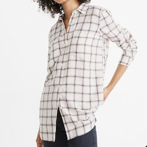 Madewell Classic Ex-Boyfriend Shirt in Porte Plaid